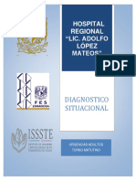 Diagnostico Situacional Uregencias Adultos Adultos HRALM ISSSTE