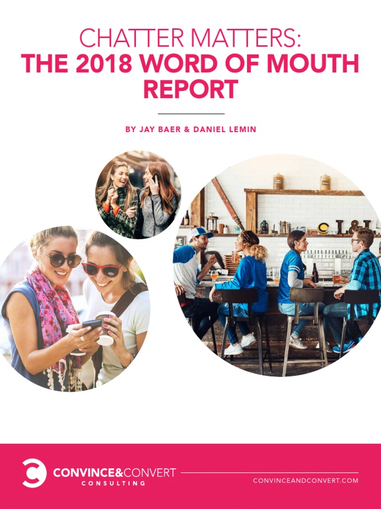 Chatter Matters Research Fall 2018 | PDF | Millennials | Social Media