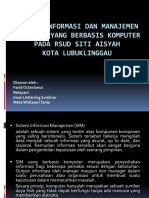 Sistem Informasi Dan Manajemen Strategi Yang Berbasis Komputer