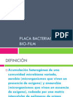 Placa Bacteriana y Bio Film
