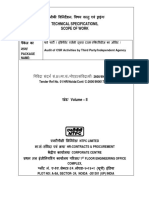 Technical Specifications, Scope Of Work: खंड/ Volume - II