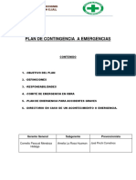 Plan de Contingencia Emergencias