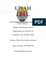 Trabajo Fina Carlos Sanchez Experimentos II y Tratamientos Termico UNAH