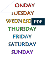 Days of the Week.docx