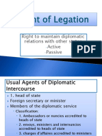 Right To Maintain Diplomatic Relations With Other States Active Passive