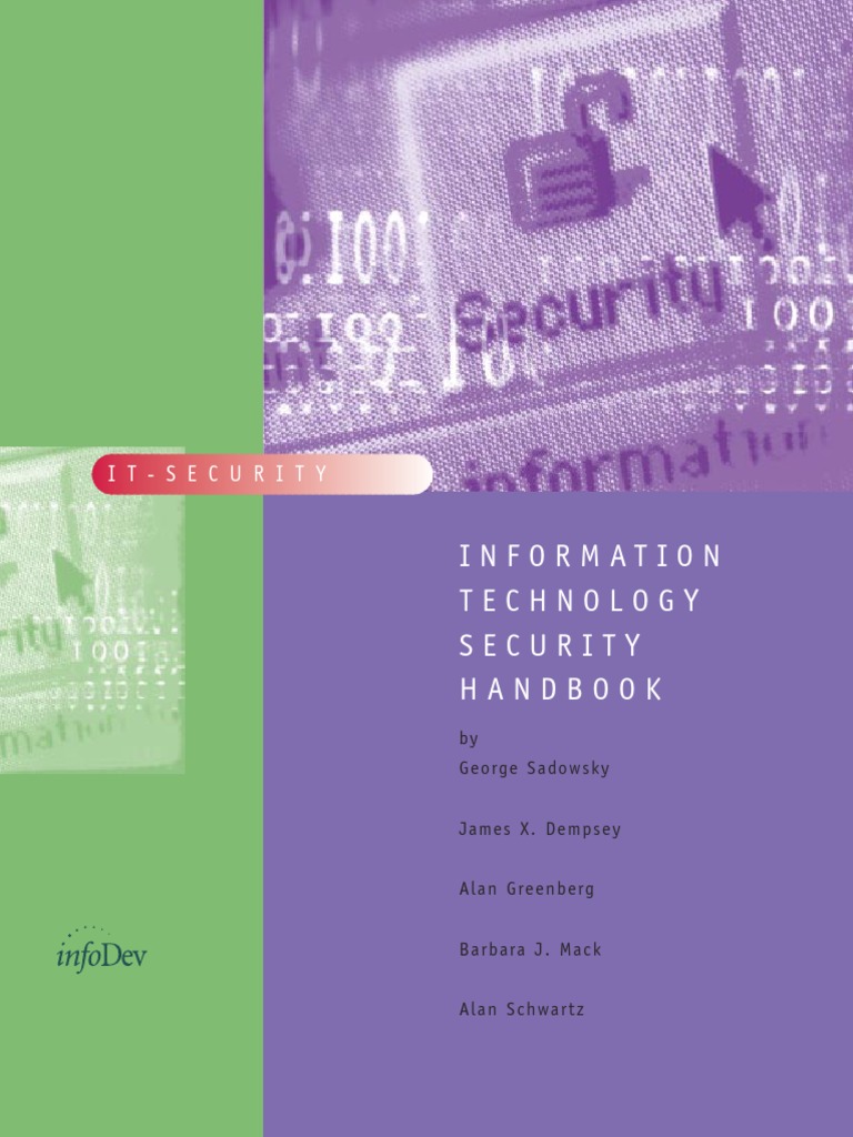 It Security Handbook PDF PDF Computer Security Security