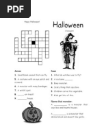 Halloween Crossword