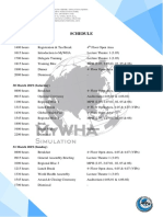 MyWHA - Schedule