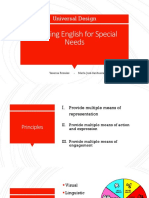Universal Design: Teaching English For Special Needs