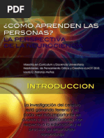 Como Aprenden Las Personas