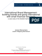 Building Brands Internationally on a Budget