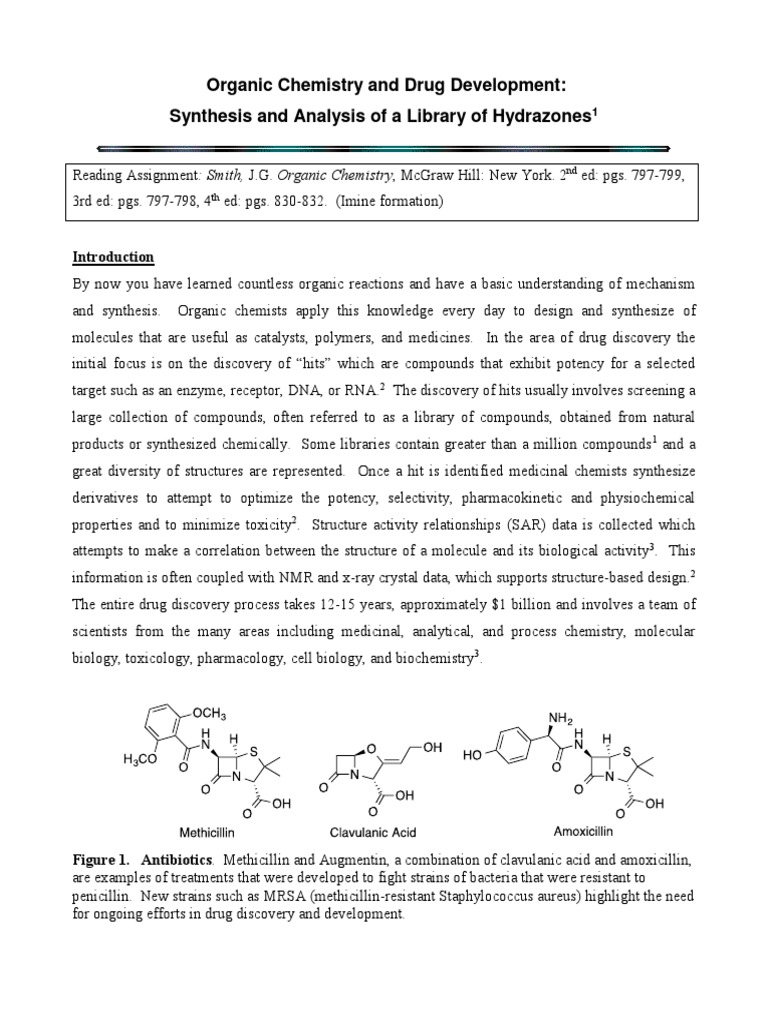Organic Chem Lab: Hydrazone Synthesis | PDF | Organic Chemistry | Chemistry