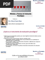 S1c. Métodos y Técnicas de Evaluación Psicológica