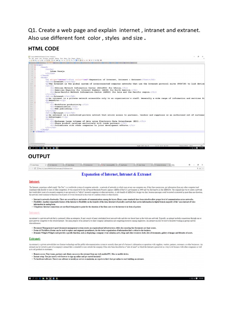 HTML Code | Download Free PDF | Web Page | Hyperlink