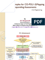 Some More Examples on Attainment of COs and PO 21 May 2016