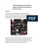 Se Unen Ministerio de Evangelismo y de Servidores de La Iglesia Evangélica Pentecostal de Antilla