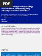 CSW2017 Weston-Miller Mitigating Native Remote Code Execution