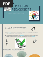PRUEBAS Pedagógicas