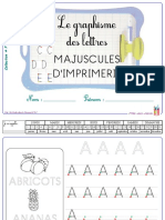 MAJUSCULES D'IMPRIMERIE Le Graphisme Des Lettres PDF