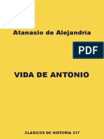 Atanasio vida de antonio