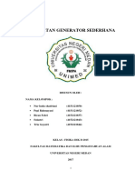 Proyek Elektrodinamika GENERATOR SEDERHANA