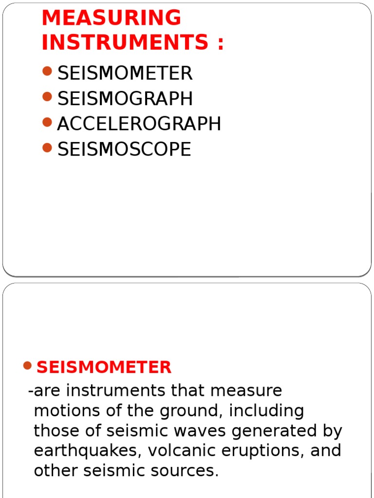 Measuring Instruments PDF