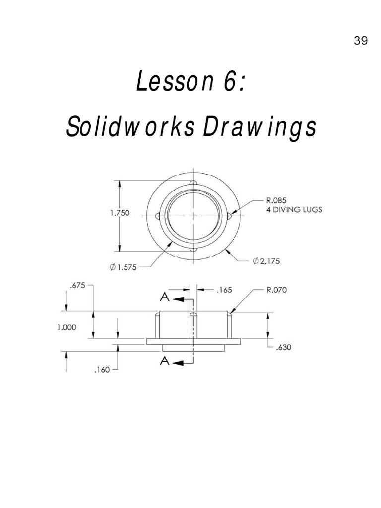 Solidworks Engineering Drawings Guide | PDF