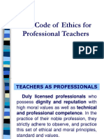 Code of Ethics for Teachers