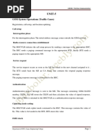 UNIT-5: GSM System Operations (Traffic Cases)