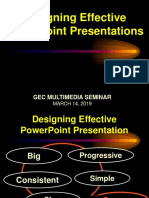 Designing Effective PowerPoint Presentations 2019
