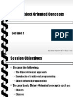 Basic Object Oriented Concepts: Session 1