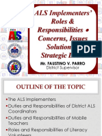 Duty of ALS MT