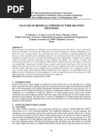 Analysis of Residual Stresses in Wire Drawing Processes