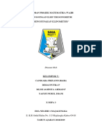 Laporan Projek Trigonometri Kel.5 X Mipa 3