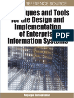 (Advances in Enterprise Information Systems AEIS) Angappa Gunasekaran, Angappa Gunasekaran-Techniques and Tools for the Design and Implementation of Enterprise Information Systems -IGI Global (2008).pdf