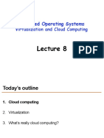 Advanced Operating Systems: Virtualization and Cloud Computing