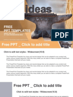 Old Heavy Steel Anvil and Ideas Type PowerPoint Templates Widescreen