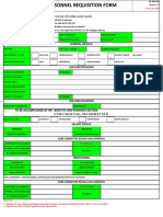 FM-HRD-001 Personnel Requisition Form Rev. 03