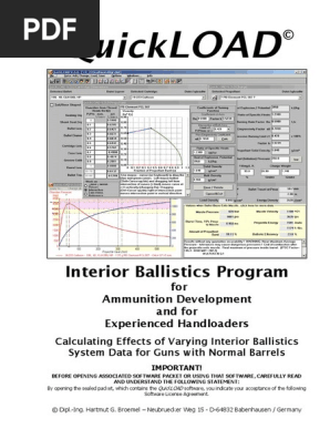 Ballistics Software Interior Internal Used By Hand Loaders Reload Today