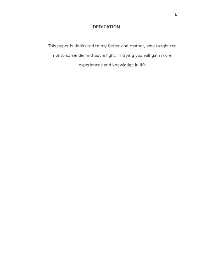 DEDICATION | PDF
