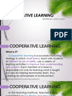Cooperative Learning and