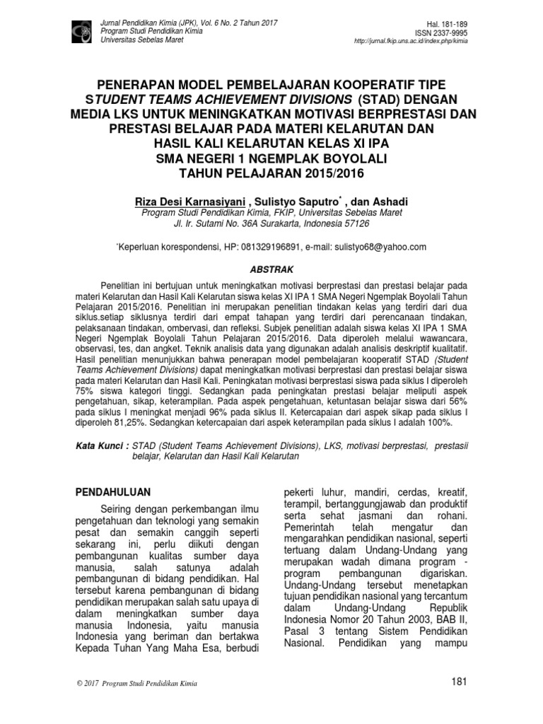 Model Pembelajaran Komunikatif Integratif