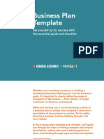 Business Plan Template - HubSpot General Assembly