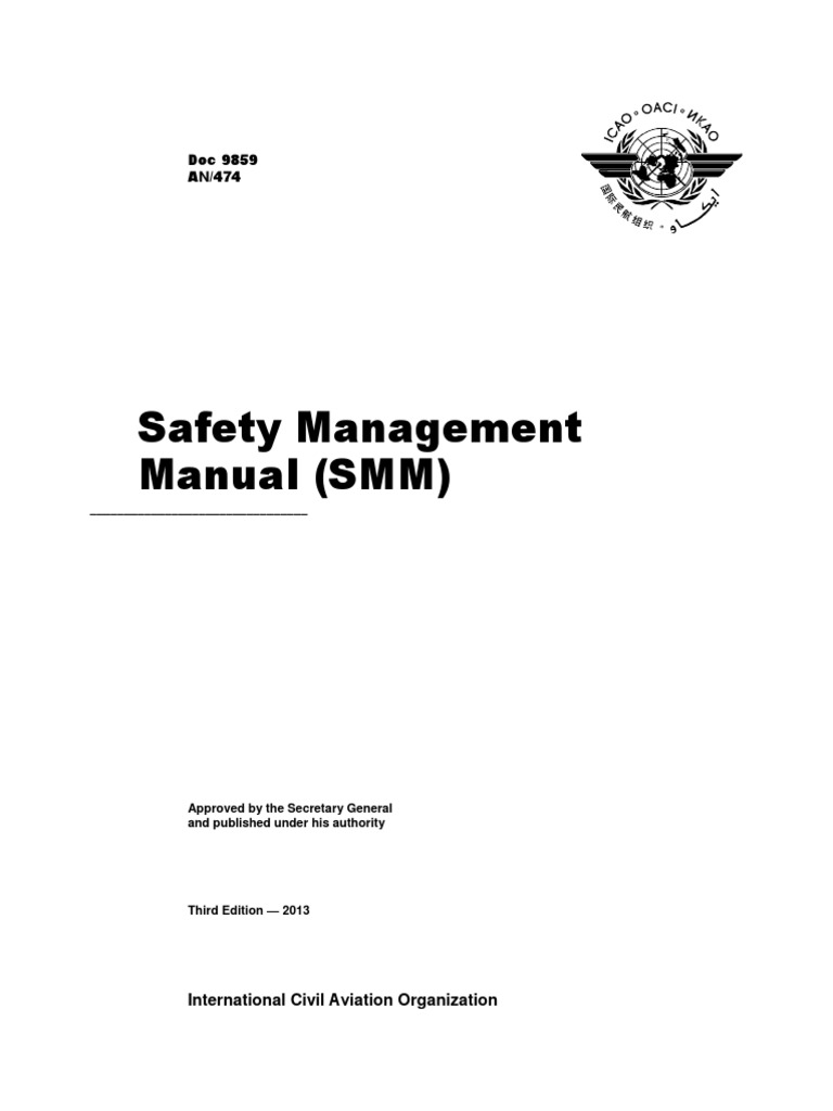 Doc.9859.3rd Edition - Alltext.en PDF | PDF | Safety | Prevention