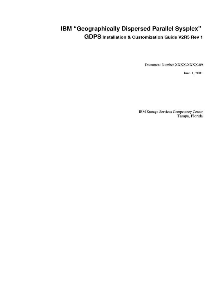 GDPS PDF | PDF | Databases | Computer Hardware