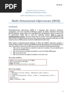 Multi-Dimensional Expressions (MDX) : Hong Kong Baptist University