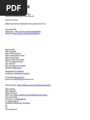 Kumpulan Script Termux Sfile Areas Of Computer Science Information Technology Management