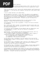 Michigan Friend of the Court Mediator Questions