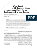 Design of Web-Based Interactive 3D Concept Maps: A Preliminary Study For An Engineering Drawing Course