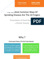 The 10 Most Common Ways of Spreding Disease Are The 10 Fingers